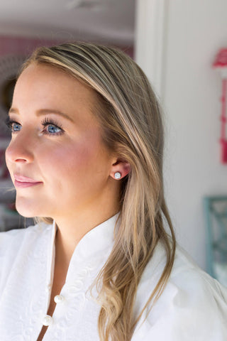 The Baby Bezel Stud - Amy Littleson Collection - Glamourous Grace