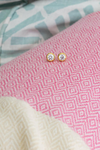 The Baby Bezel Stud - Amy Littleson Collection - Glamourous Grace