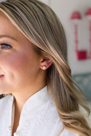 The Baby Bezel Stud - Amy Littleson Collection - Glamourous Grace