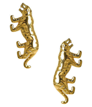 Gold Tiger - Stud Earring - Glamourous Grace