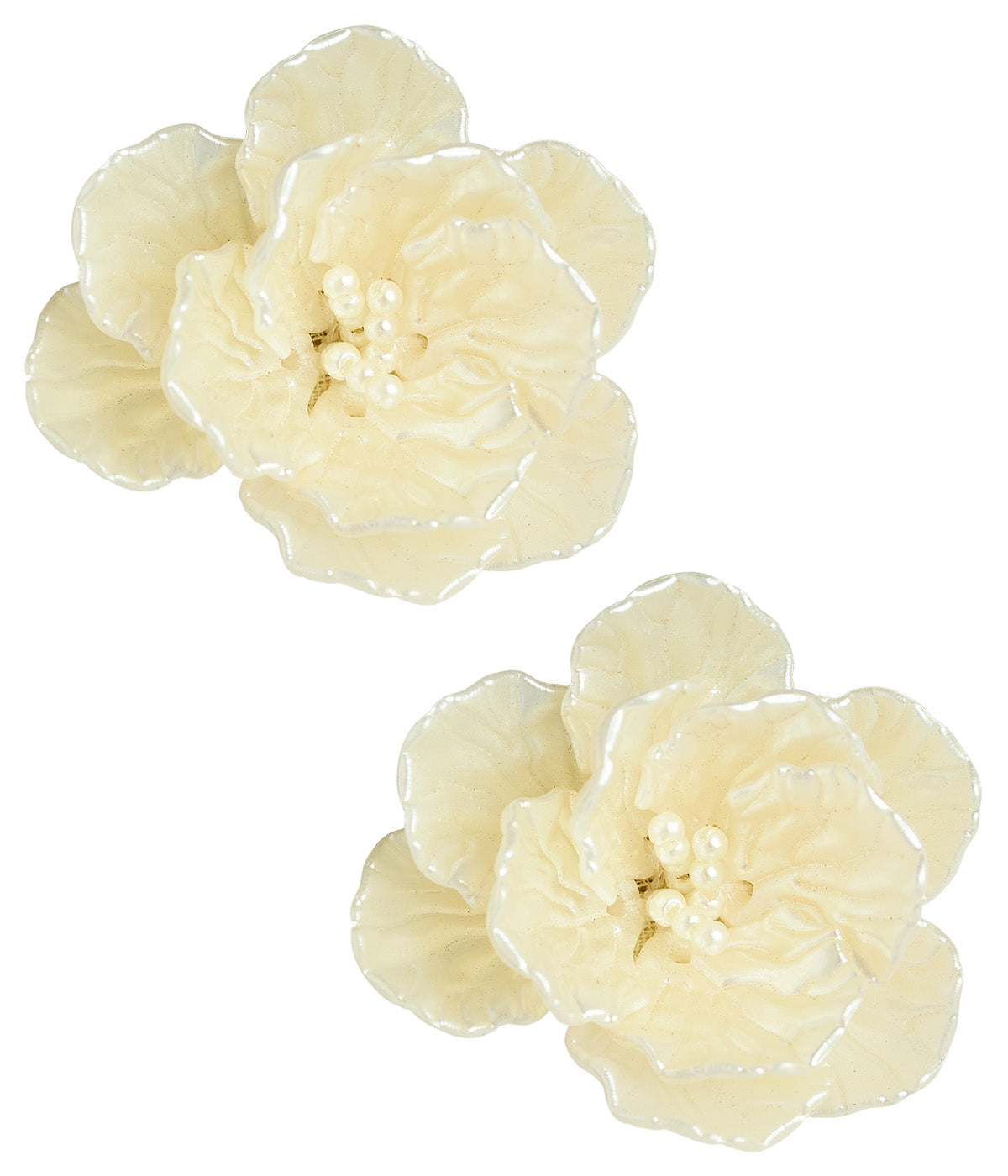 Jules Acrylic Flower Earring - Glamourous Grace
