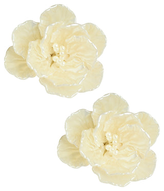 Jules Acrylic Flower Earring - Glamourous Grace