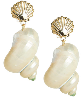 Sammie Shell Earrings - Glamourous Grace