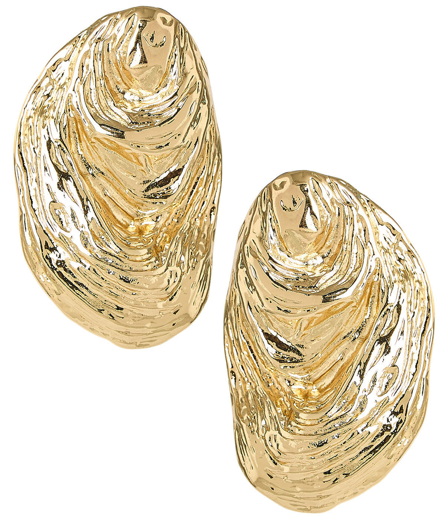 Tybee Oyster Earring - Glamourous Grace