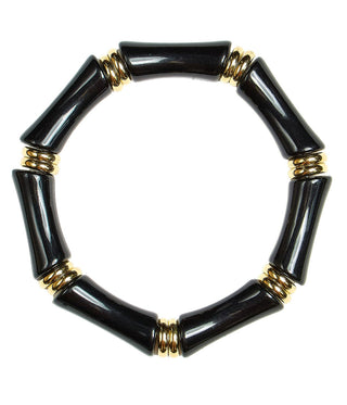 Logan - Bamboo Acrylic Bracelet - Glamourous Grace