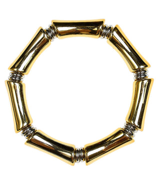 Logan - Bamboo Acrylic Bracelet - Glamourous Grace