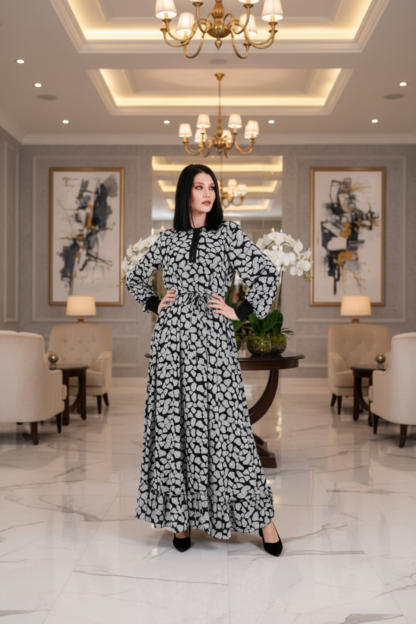 Lola Maxi Dress Realistic Background