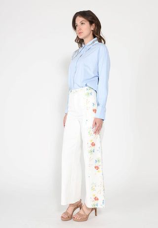 Long Sleeve Shirt Button Down Sequin Embellished - Glamourous Grace