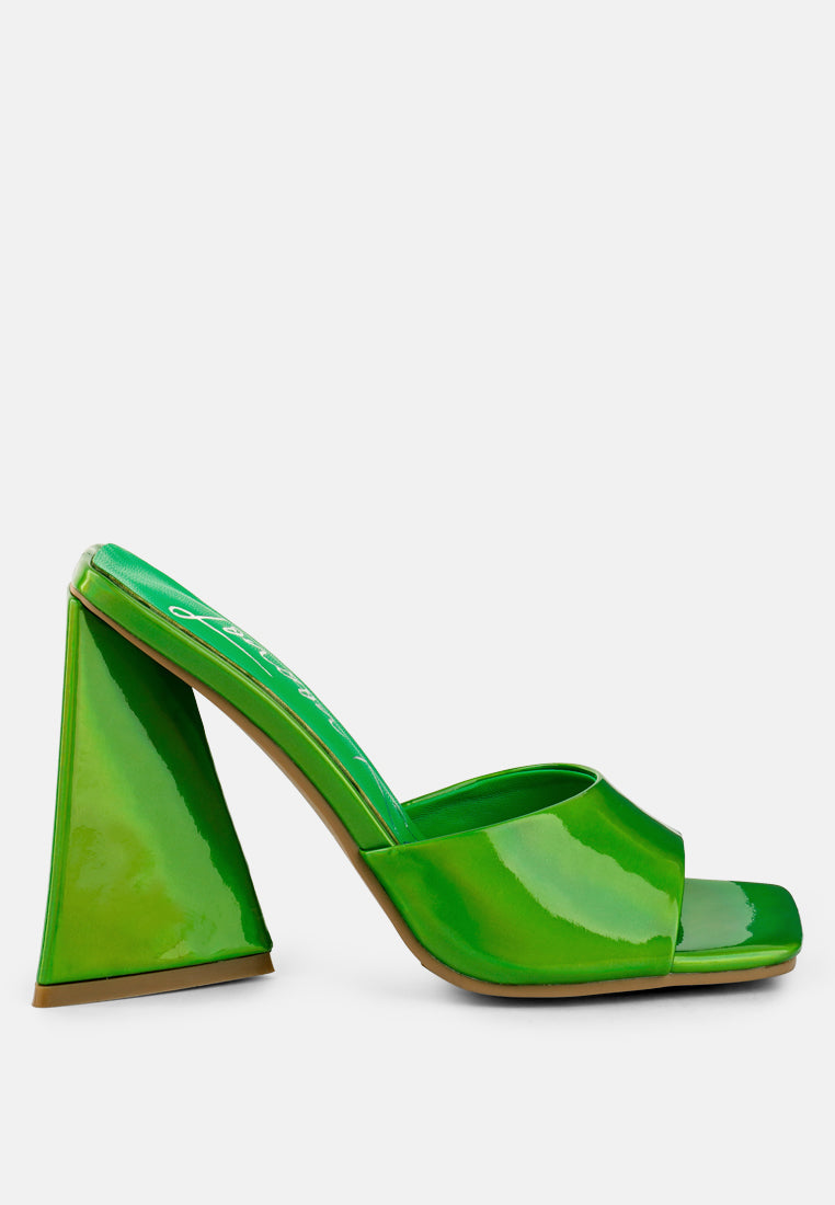 Lovebug Triangular Block Heel Sandals - Glamourous Grace