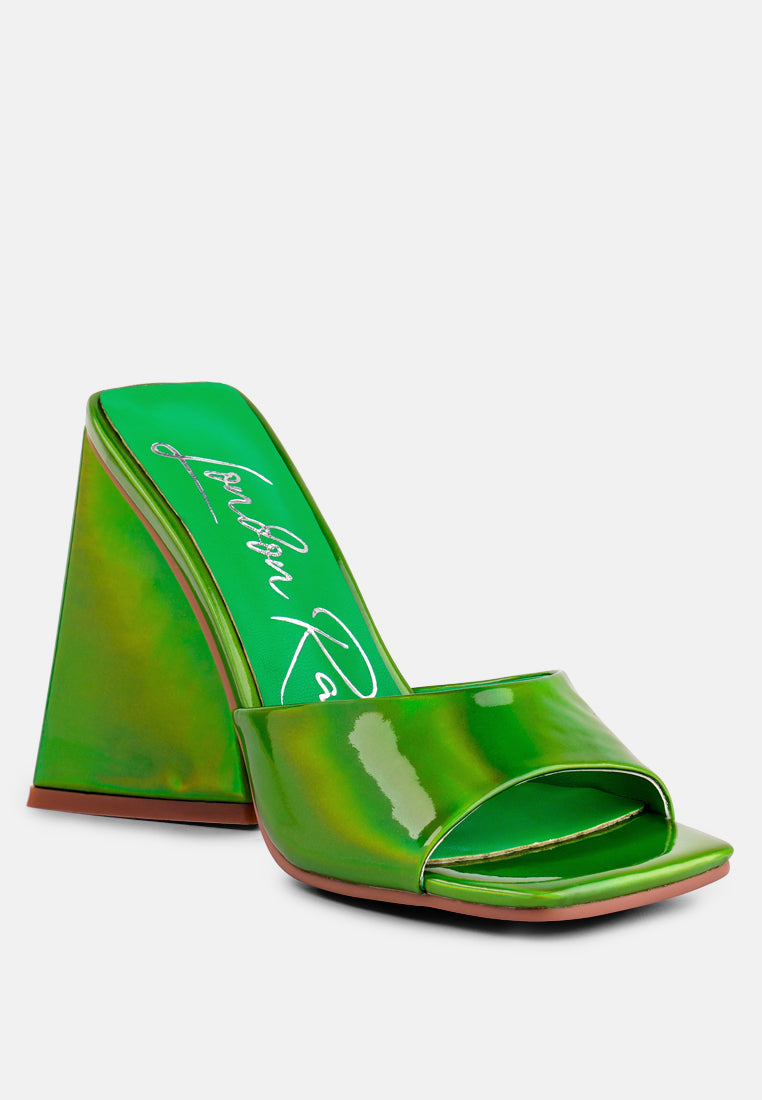 Lovebug Triangular Block Heel Sandals - Glamourous Grace