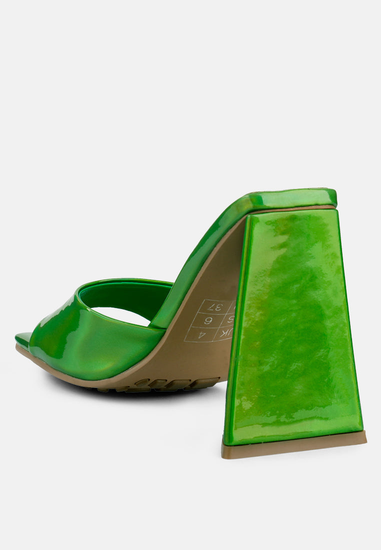 Lovebug Triangular Block Heel Sandals - Glamourous Grace