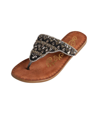 Loving U Sandals in Black - Glamourous Grace