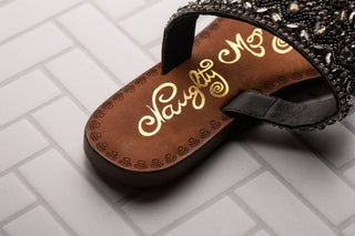 Loving U Sandals in Black - Glamourous Grace