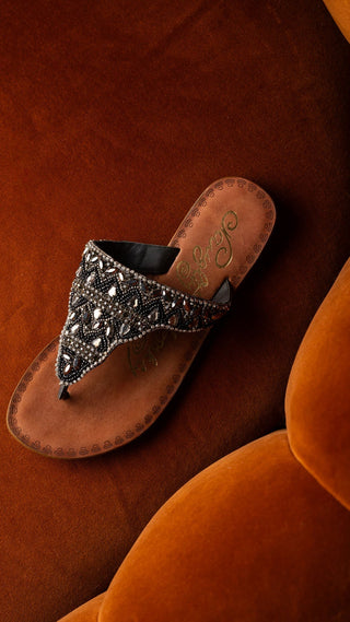 Loving U Sandals in Black - Glamourous Grace