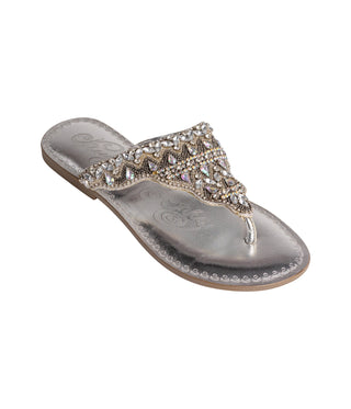 Loving U Sandals in Silver - Glamourous Grace