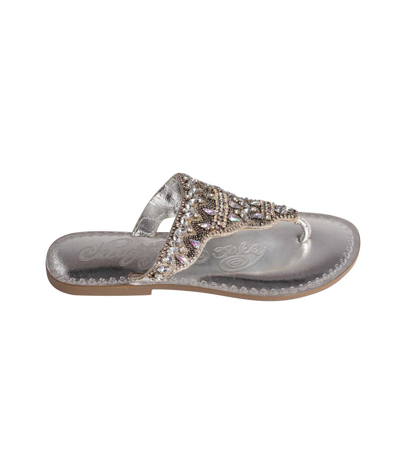 Loving U Sandals in Silver - Glamourous Grace