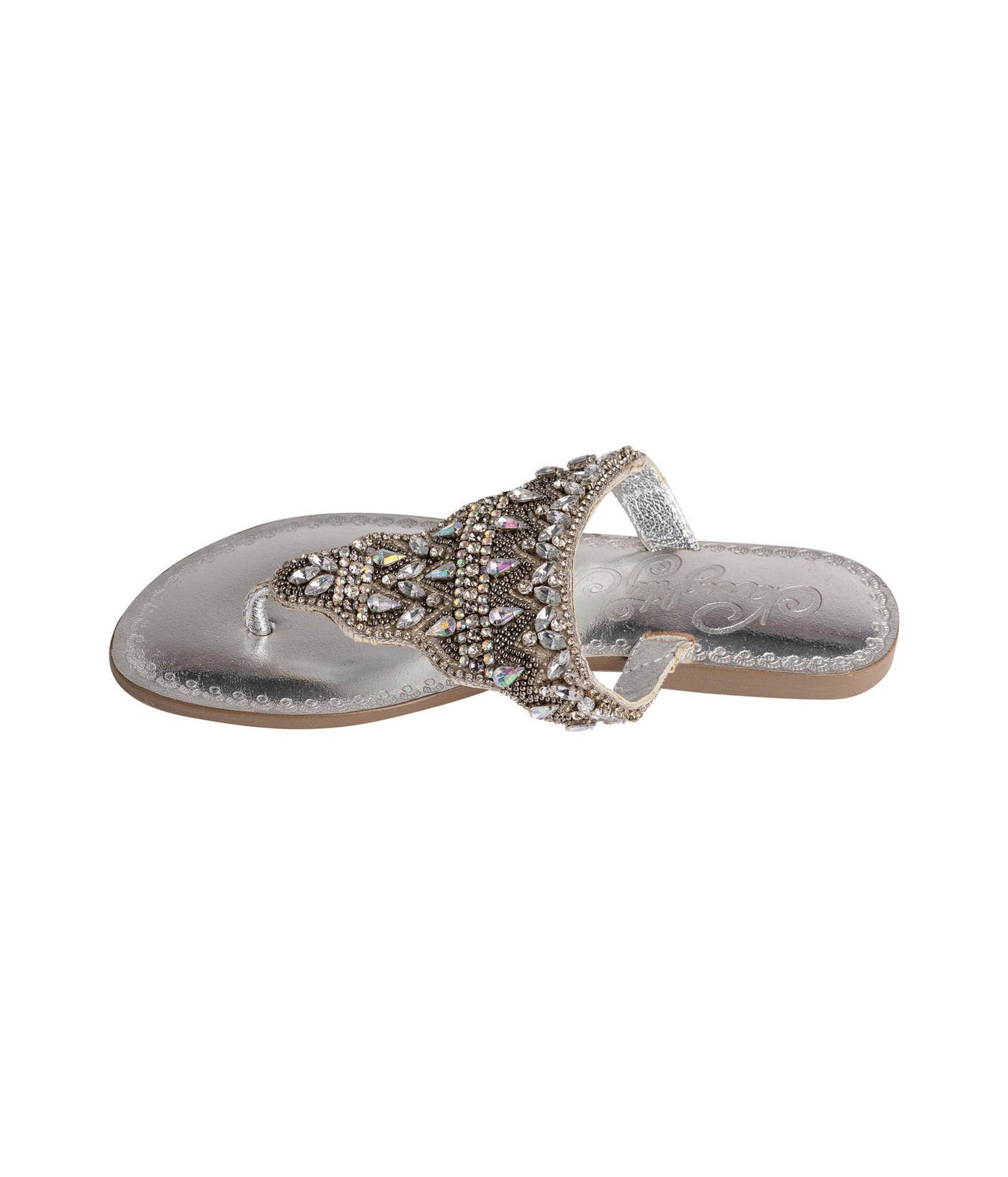 Loving U Sandals in Silver - Glamourous Grace