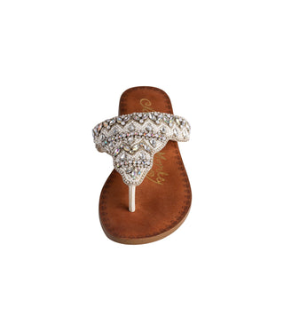 Loving U Sandals in White - Glamourous Grace