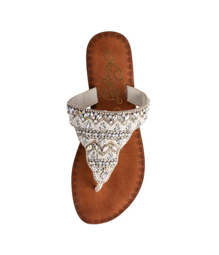 Loving U Sandals in White - Glamourous Grace