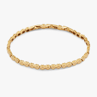 Lucky Clover Charm Tennis Bracelet