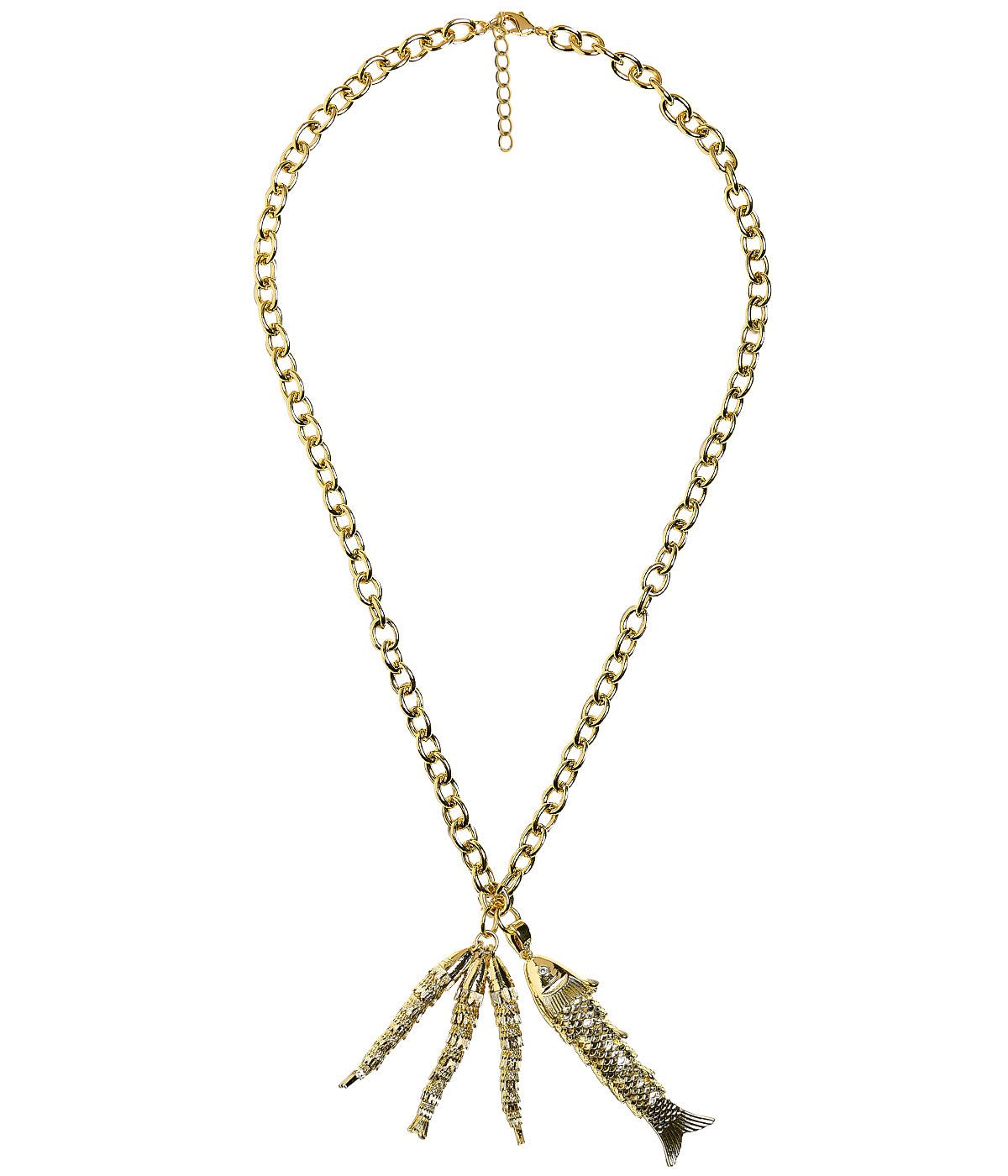 Lucky Double Fish Necklace- Momma and Baby Fish - Glamourous Grace