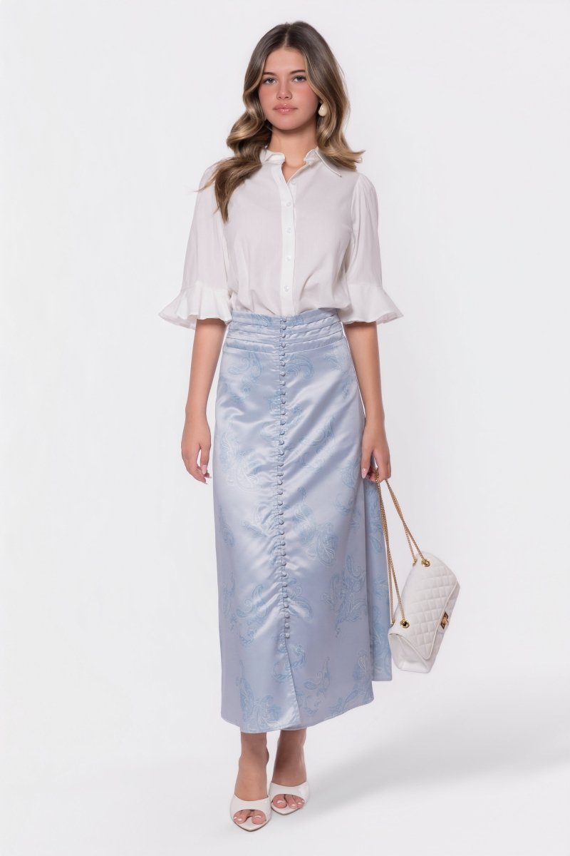 Lucy Skirt (Blue Grey) - Glamourous Grace