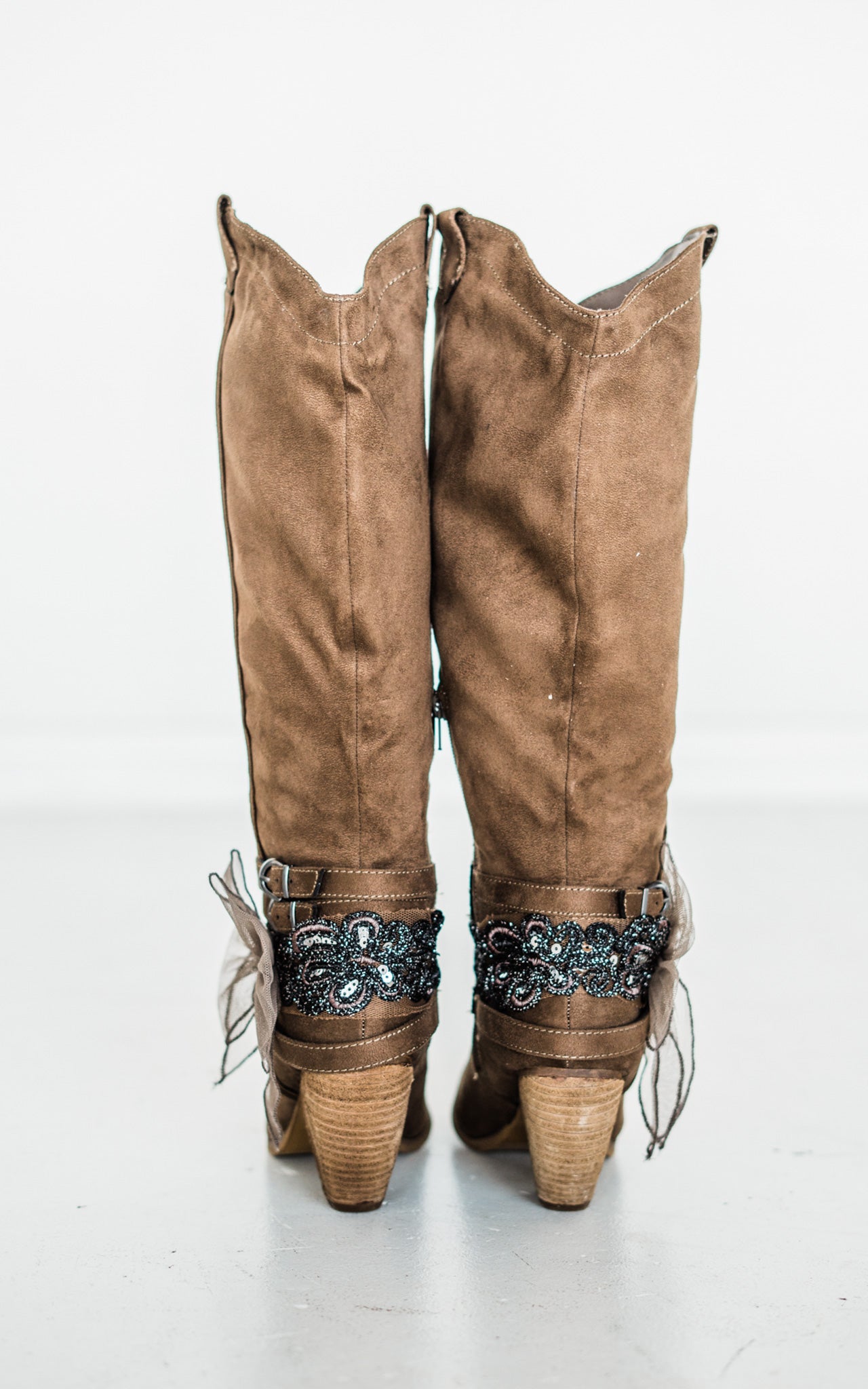 Lush Boot in Taupe - Glamourous Grace