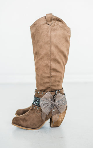Lush Boot in Taupe - Glamourous Grace