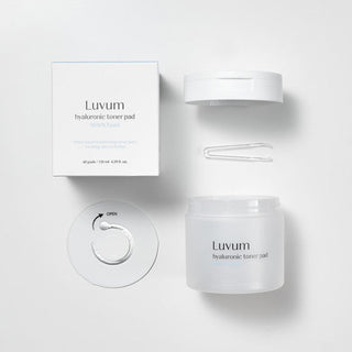 Luvum Witch Hazel Hyaluronic Toner Pad 130ml (60pcs)