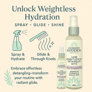 Luxe Conditioning Detangler with Pro-Vitamin B5 – Weightless Hydration & Radiant Shine - Glamourous Grace