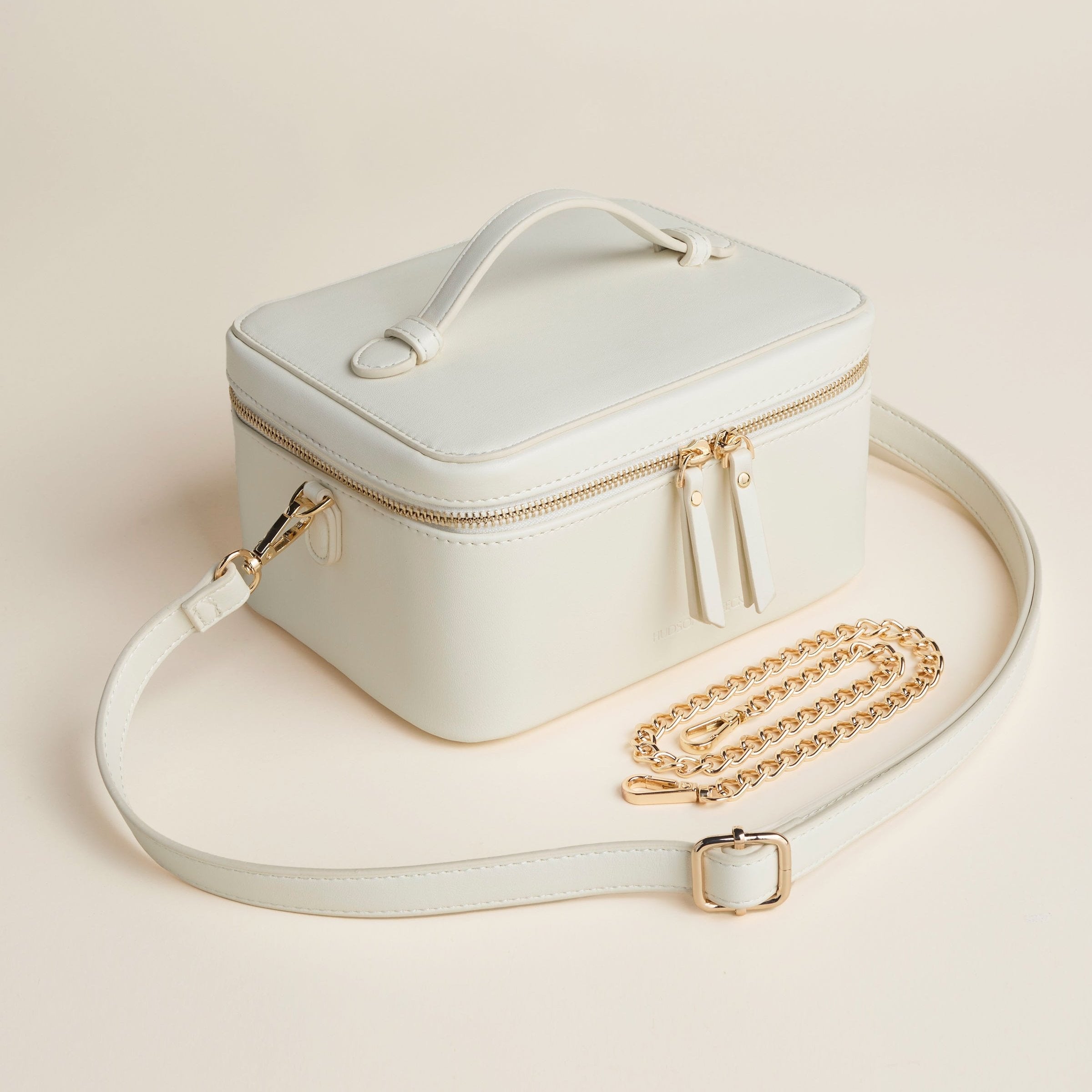 Jetsetter Train Case - Dusty Rose - Luxury Travel Makeup Case