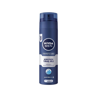 Nivea Men Protect&Care Shaving Gel 200ml - Smooth Shave, Skin Protection - Glamourous Grace