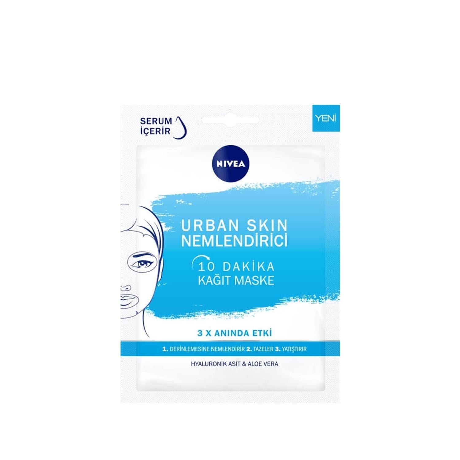 Nivea Moisturizing Face Mask - 10 Minute Hydrating Skincare for Dry Skin - Glamourous Grace