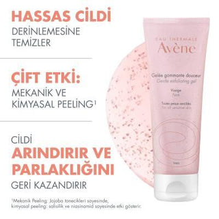 Avene Gentle Exfoliating Gel - Soothing Sensitive Skin Exfoliant, Paraben-Free Skincare for Normal to Oily Skin