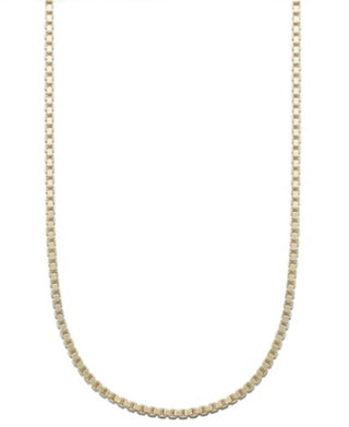 Giani Bernini 18K Gold Over Sterling Silver Necklace, 24 Box Chain"