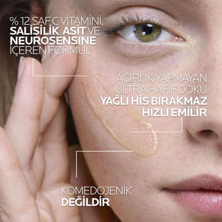 La Roche Posay C12 Antioxidant Face Serum - Illuminating, Anti-aging, Dermatologically Tested - 30 ml - Glamourous Grace