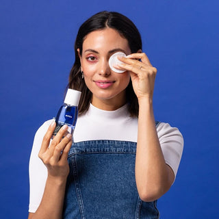 Nivea Eye Makeup Expert: Dual Phase Gentle Eye Makeup Remover - Effectively Removes Waterproof Mascara, Protects Lashes - Biotin Enriched, Silicone & Microplastic Free - Glamourous Grace