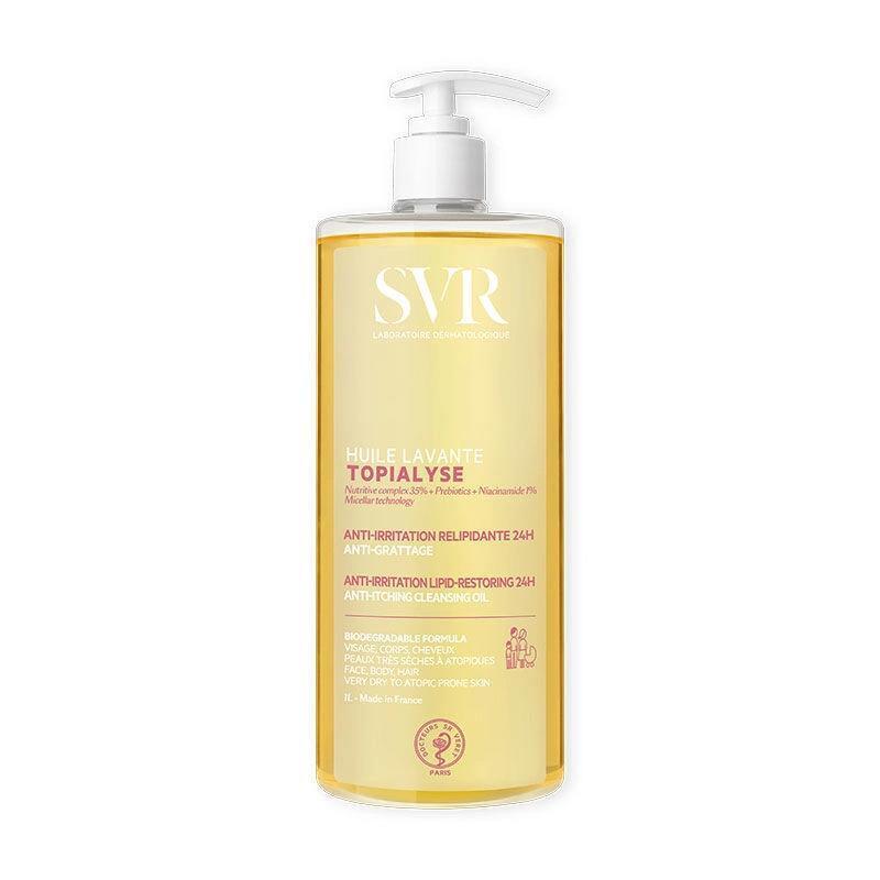 Svr Topialyse Huile Lavante 1L - Lavender Scented Cleansing Oil for Sensitive Skin, Natural Skincare - Glamourous Grace