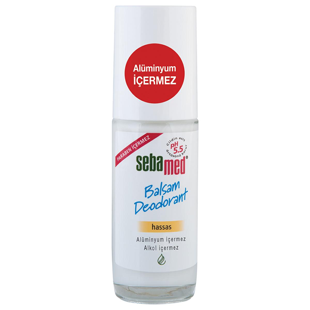 Sebamed Women's Deodorant Roll-On Balsam - Gentle, Alcohol-Free, Long-Lasting Odor Protection for Sensitive Skin - Glamourous Grace