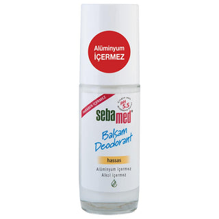 Sebamed Women's Deodorant Roll-On Balsam - Gentle, Alcohol-Free, Long-Lasting Odor Protection for Sensitive Skin - Glamourous Grace