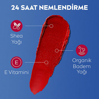 NIVEA Tinted Lip Care Balm with SPF30 UV Protection - Moisturizing, Natural Ingredients, 3-in-1 Formula - Glamourous Grace