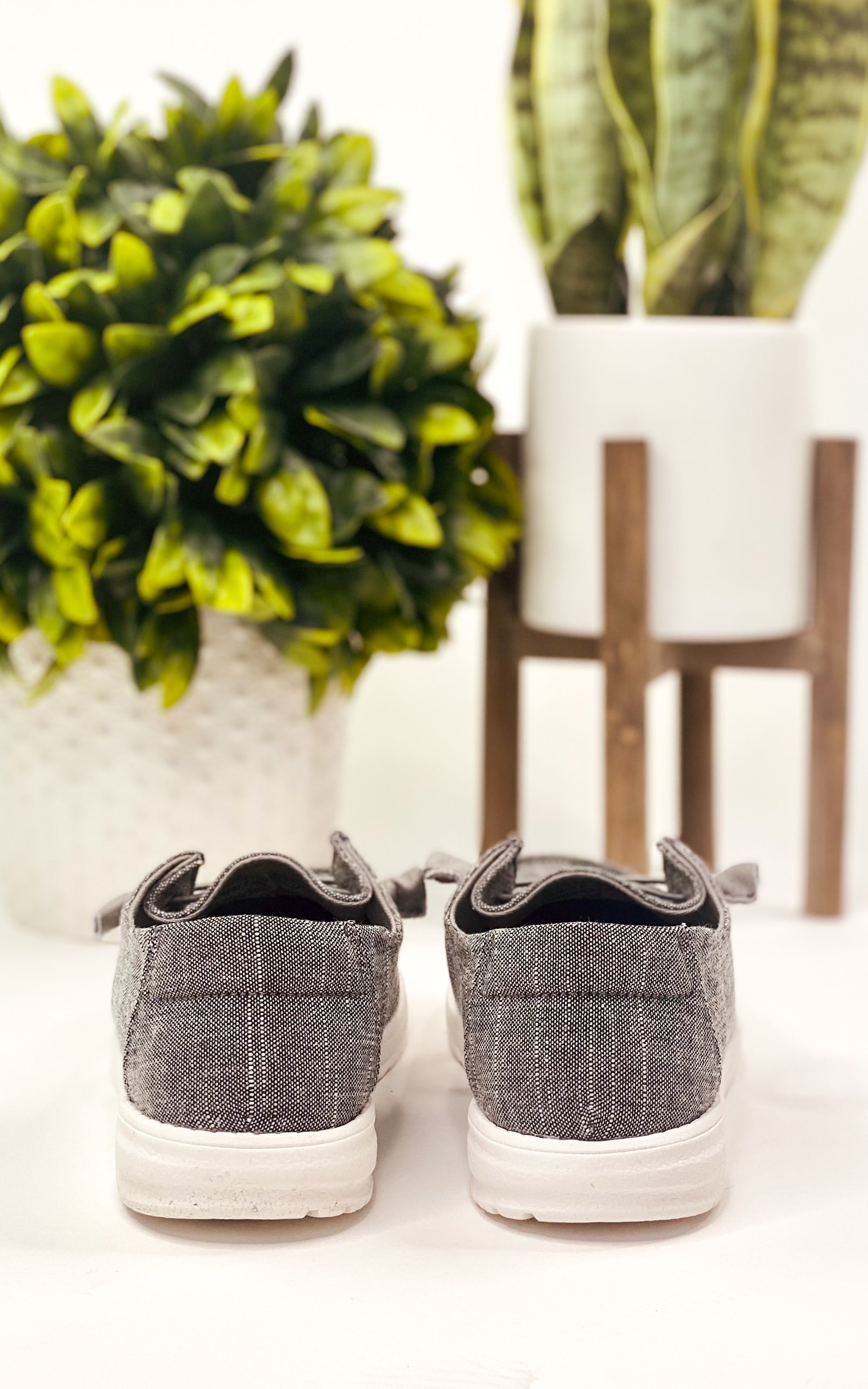 Maco Sneaker in Charcoal - Glamourous Grace