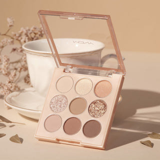 [MACQUEEN New York] 1001 Tone-On-Tone Shadow Palette Pro 9 9g #Nude Mood