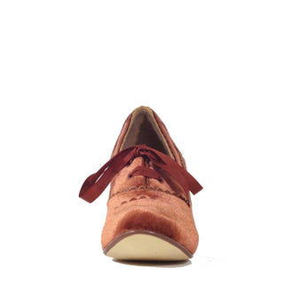 Madison Velvet Retro Heels - Glamourous Grace