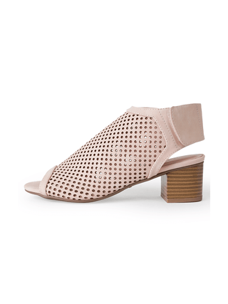 Maddie | Light Pink Nubuck - Glamourous Grace