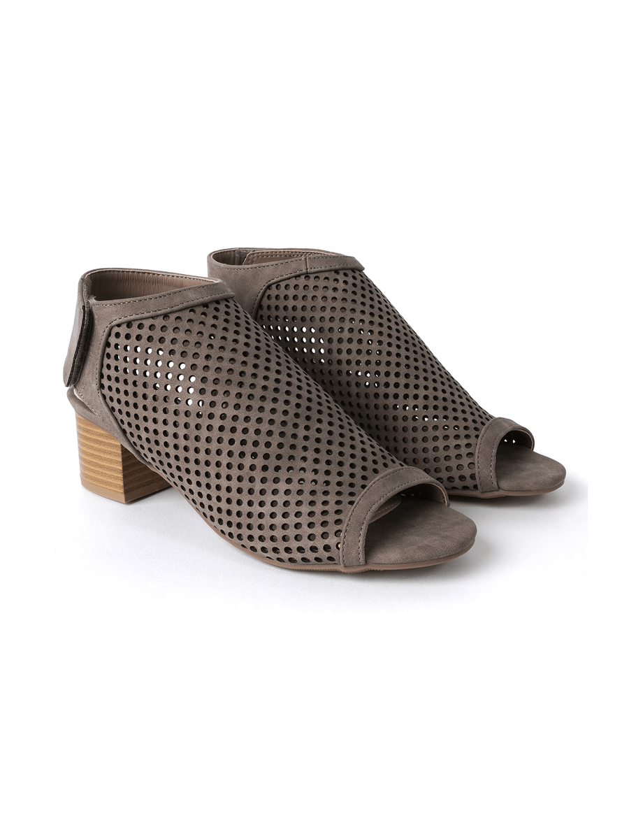 Maddie | Dark Grey Suede - Glamourous Grace