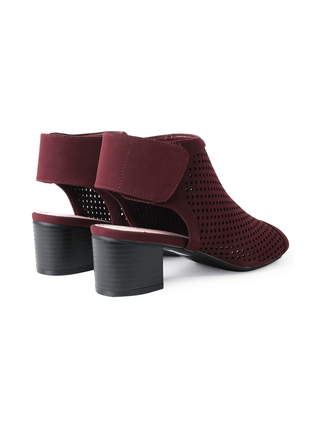 Maddie | Burgundy Nubuck - Glamourous Grace