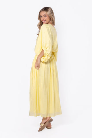 Madilyn Dress (Light Yellow)