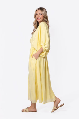 Madilyn Dress (Light Yellow)
