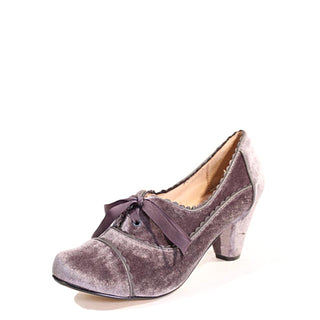 Madison Velvet Retro Heels - Glamourous Grace